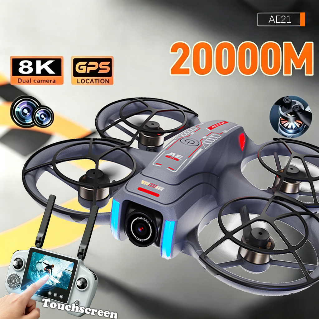 Drone Multispectral - Upgrade AE21 Aerial Drone 8K HD
