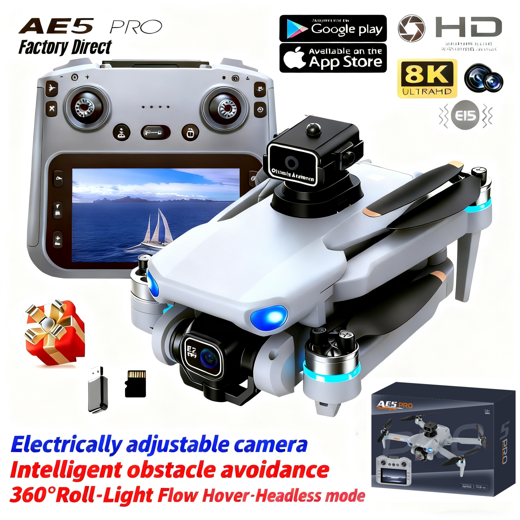 Drone Surveying - 2026 New AE5 Pro Drone 8K