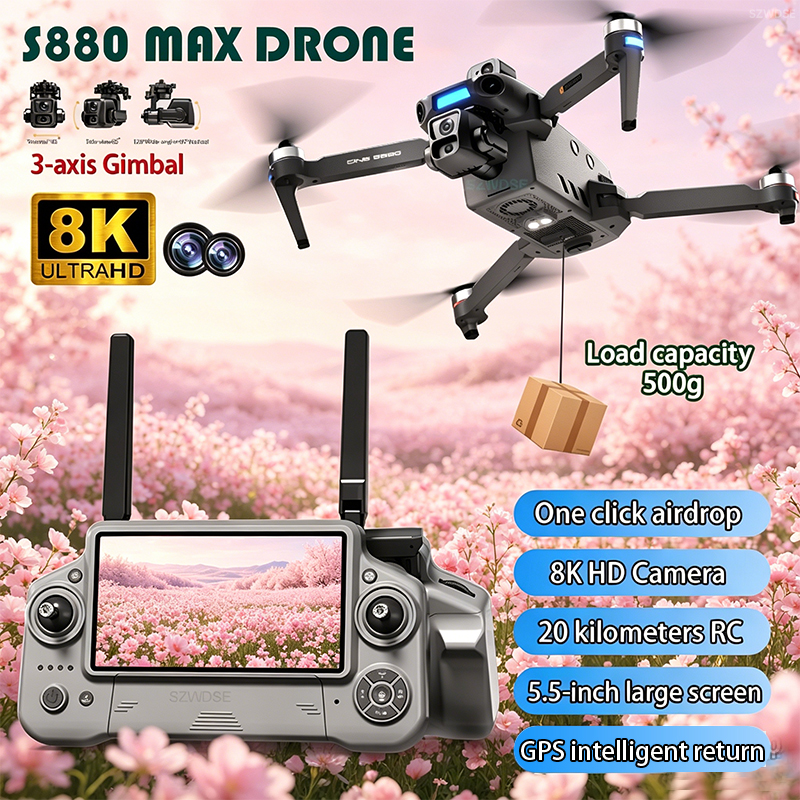 Drone Cinematic - 2026 New 8K Dual Camera Drone