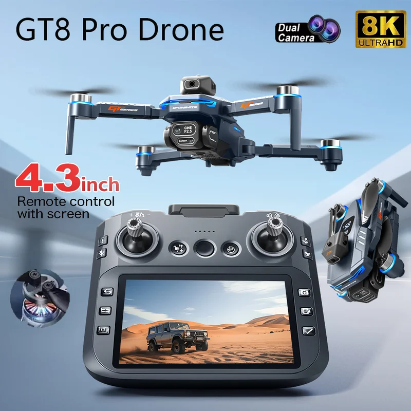 Drone Lidar - 2026 New GT8 Drone GPS 8K