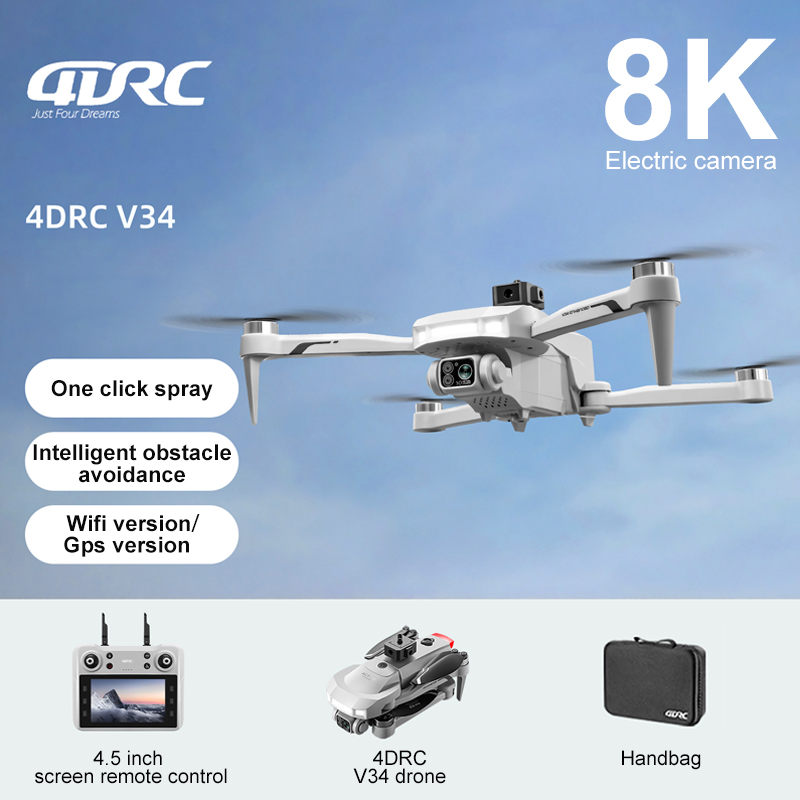 2025 New V34 Drone 8K Camera P – обзор и цена Drone Lidar