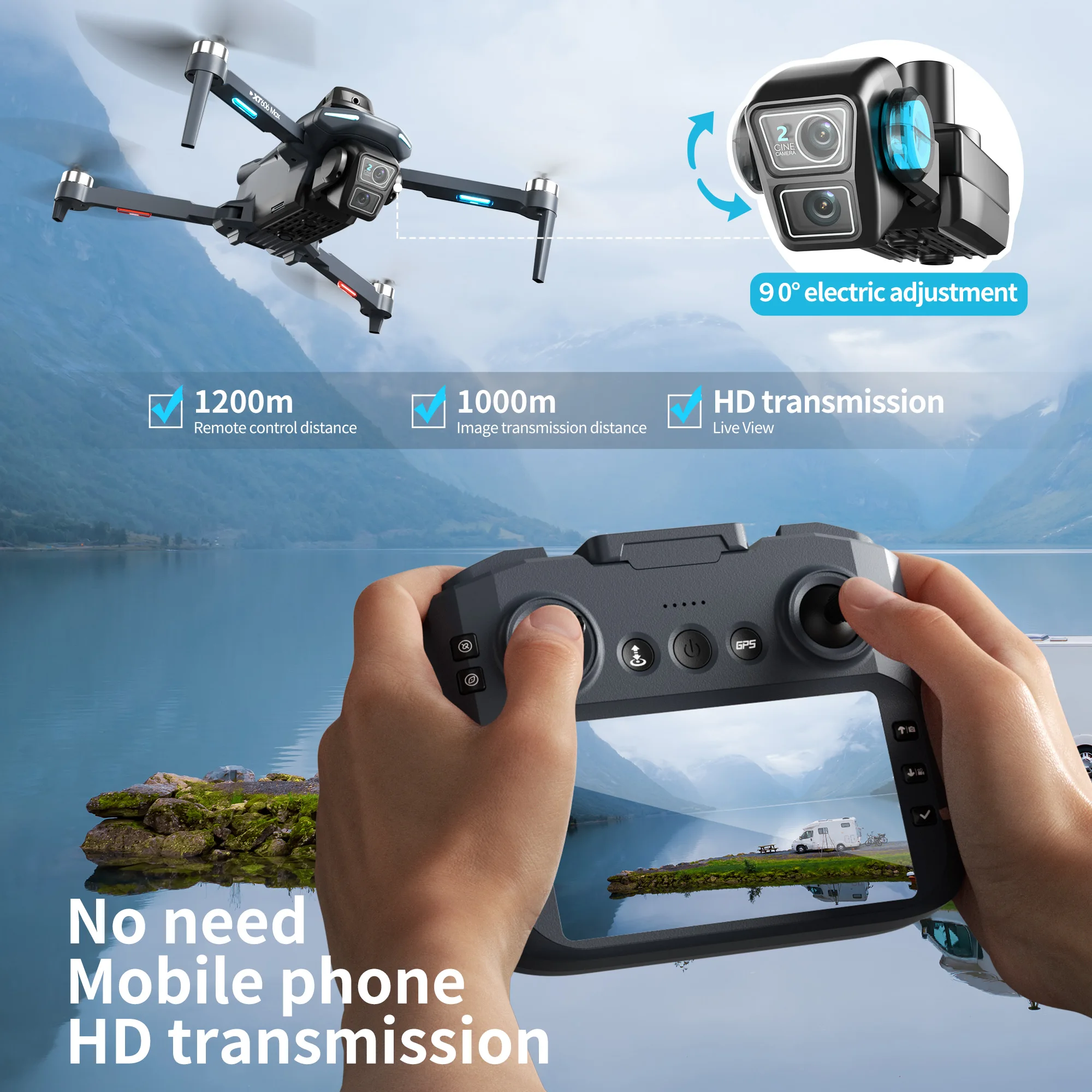 Lenovo XT606 Drone Professiona – обзор и цена Drone Surveying