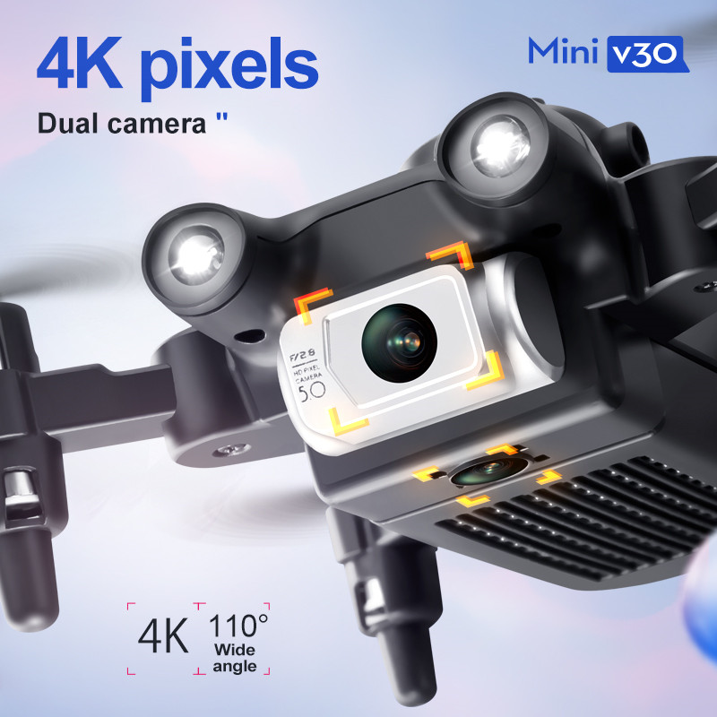 Mini V30 WiFi FPV Drone With 4 – обзор и цена Drone Lidar