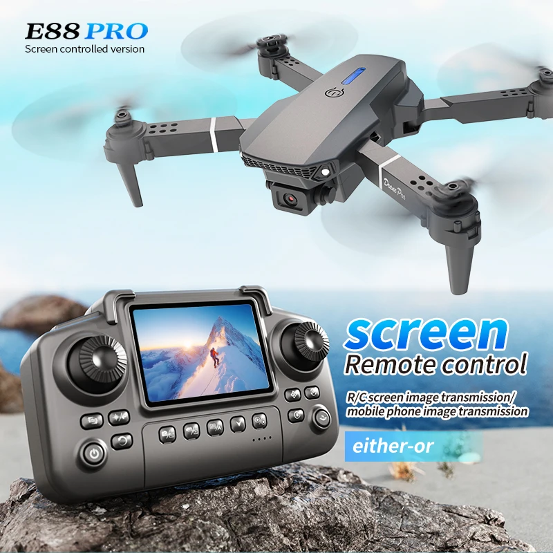 Professional E88 PRO Drone wit – обзор и цена Drone Lidar