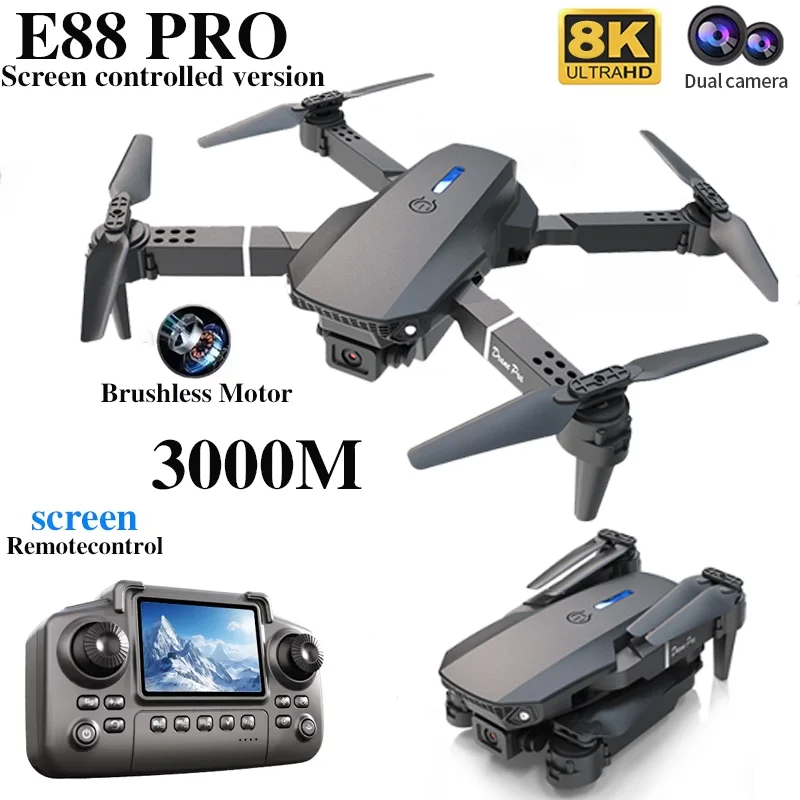 Professional E88 PRO Drone wit – обзор и цена Drone Lidar