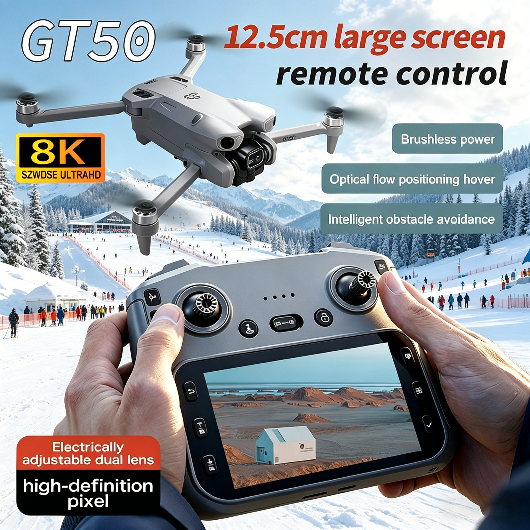 GT50 PRO MIni 5 pro RC Drone 8 – обзор и цена Drone Video Production