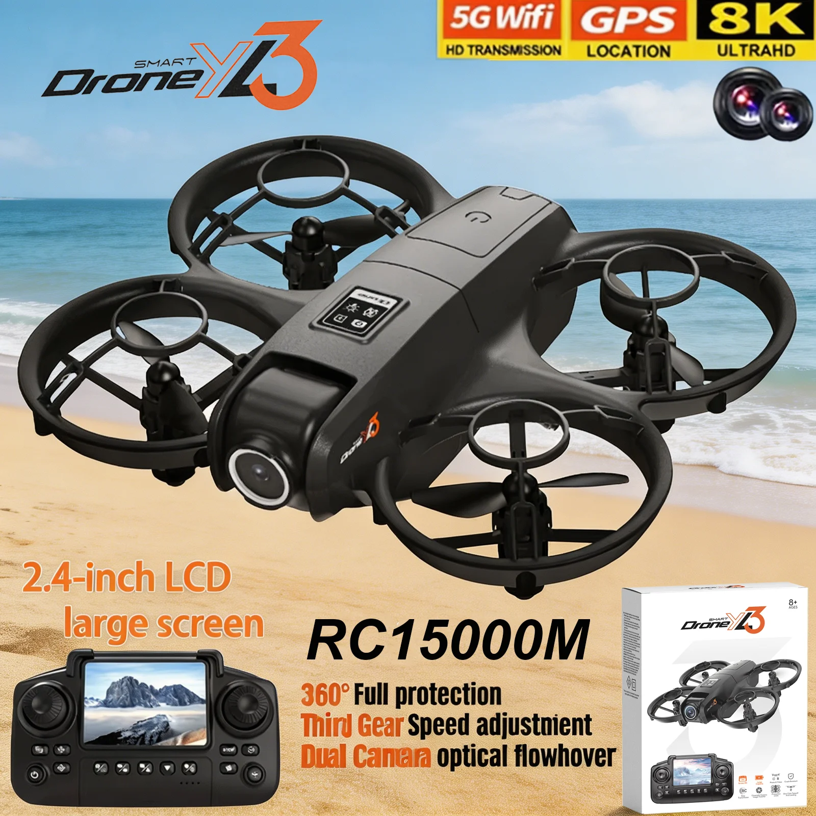 New YL3 RC Drone 8K 1080P Wide – обзор и цена Drone Surveying