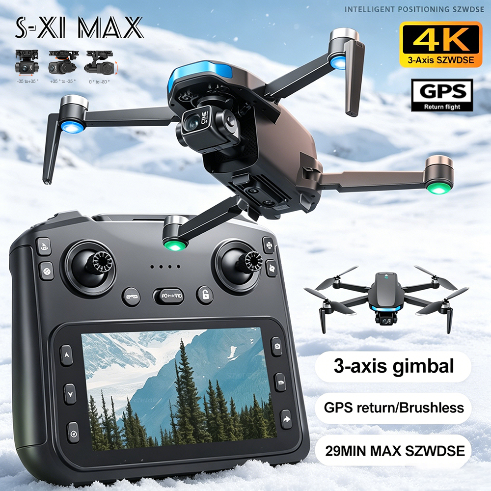 New S-X1 MAX Drone GPS 8K Prof – обзор и цена Drone Lidar