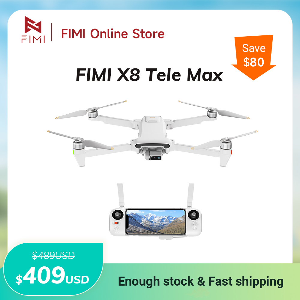 FIMI X8 Tele Max drone 4K prof – обзор и цена Drone Thermal Imaging