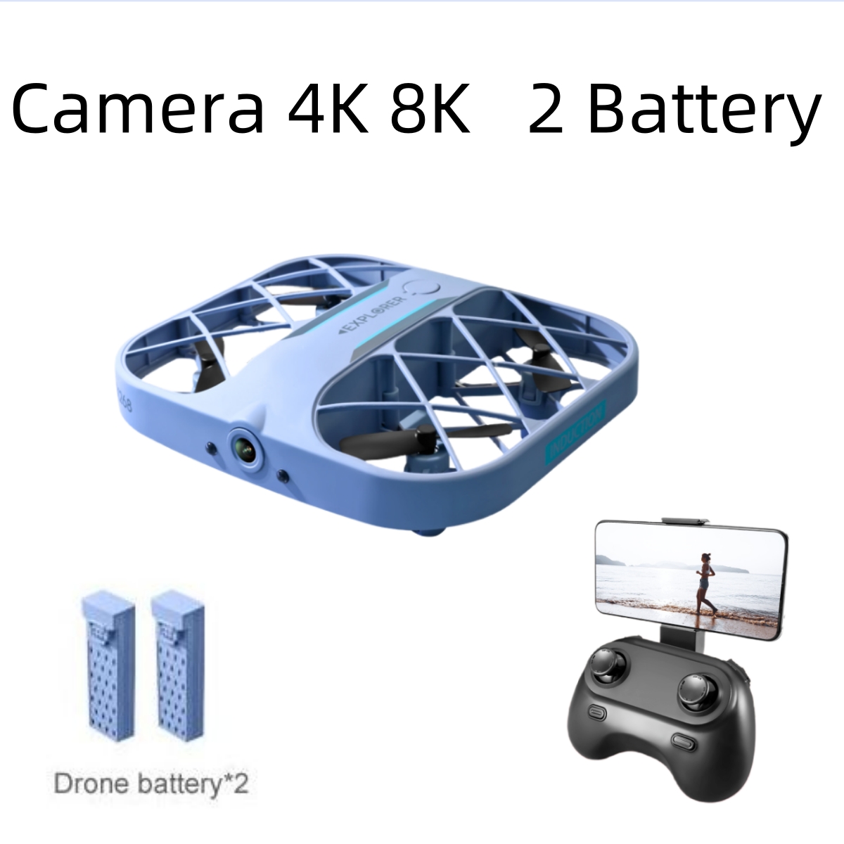 JJRC H107 FPV RC Drone with 2  – обзор и цена Drone Lidar